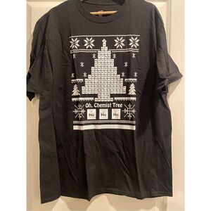 Oh Chemist Tree Christmas T-shirt size XL